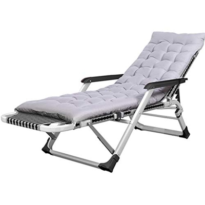 Tumbonas Extra Anchas reclinables con Cojines |Silla de jardín reclinable Plegable |Tumbonas Plegables tumbonas para niños Adultos |Silla de relajació