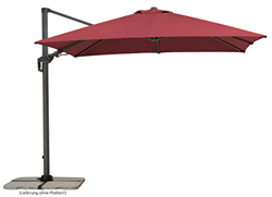 Schneider sombrilla, Rhodos Twist, 8 Piezas, Cuadrado, Burdeos, 360 x 300 x 264 cm, 730 – 08 en oferta