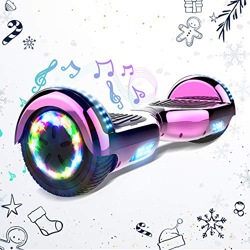 HITWAY 6,5 Pulgadas Hoverboard Patinete Eélctrico Scooter Electrico Hover Scooter Board con Altavoz Bluetooth y Luces LED Flash, Niños en oferta