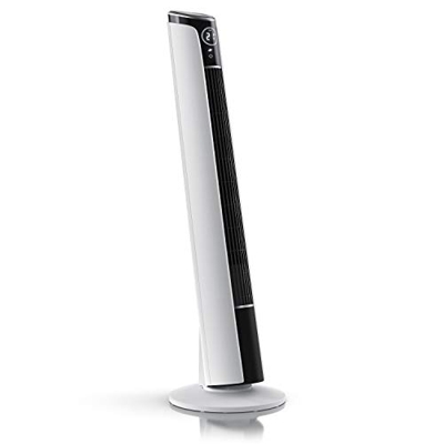 Brandson Brandosn 6587854174 Ventilador de torre basculante, 108 cm, diseño blanco polar