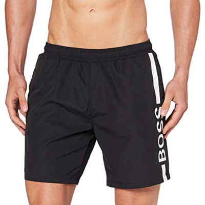 BOSS Dolphin Bañador para Hombre, Black7, L