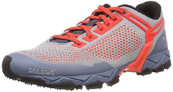 Salewa WS Lite Train Knitted, Zapatillas para carrera de senderos Mujer, Azul (Blue Fog/Fluo Coral), 43 EU precio