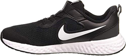 NIKE Revolution 5, Running Shoe, Black/White/Anthracite, 31.5 EU en oferta