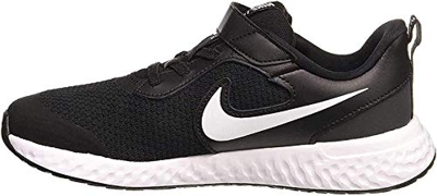 NIKE Revolution 5, Running Shoe, Black/White/Anthracite, 31.5 EU