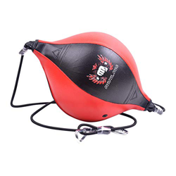 Bola de Boxeo Colgante,Bola de Boxeo de Velocidad,Bola de Boxeo Reflejo,Entrenamiento Deportivo de Muay Thai,Alivio del estrés y Fitness (Rojo y Negro precio