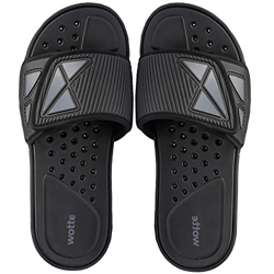 Chanclas Ajustables Unisex Sandalias de Punta Abierta Zapatos de Verano Cómodos y Ligeros para Lnterior Al Aire Libre Casual Deportes Gimnasio Negro 4 en oferta