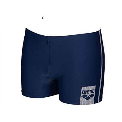 ARENA Bañador Minishort Basics Short Navy/White Sport, Hombre, Navy/White, 75
