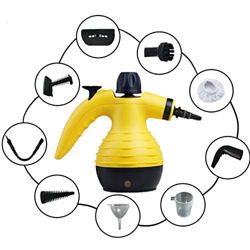 Vaporeta de Limpieza de Mano Portátil Potente y Multiusos para Quitar Manchas en Tapicería de Coche, Hogar, Cocinas, Alfombras, Cristales, Sofá | Vapo características