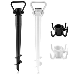 GIKPAL Soporte Sombrilla Playa, Base Sombrilla de Playa a Prueba de Viento Pincho Sombrilla Resistente a Oxidación para Jardín Playa Patio, 40 x 10 x  en oferta