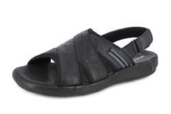 Sandalia anatomica hombre DOCTOR CUTILLAS, en piel negro. Mod.70512 (Negro, numeric_42) en oferta