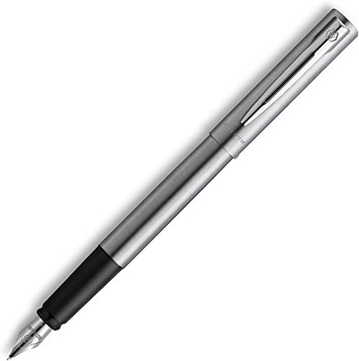 Waterman S0174956 Pluma estilográfica, Acero inoxidable, Color Plata