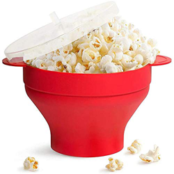 Self Idea - Bol Palomitero de microondas. Recipiente para preparar palmitas. Palomitero de silicona para microondas. Palomitas listas en apenas minuto precio