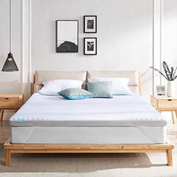 RECCI Topper 135x190 7cm, Topper Colchón Espuma Gel con Sensación Enfriamiento, Sobrecolchón Firme para Colchón Blando, Topper Cama de Apoyo para Aliv precio