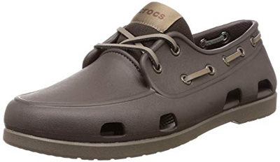 CROCS Classic Boat Shoe M, Sandalias Tiempo Libre y Sportwear Hombre, Multicolor (Espresso/Walnut), 39 EU