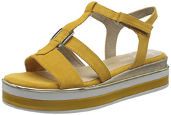 MARCO TOZZI 2-2-28726-24, Sandalia con Pulsera Mujer, Amarillo azafrán 627, 38 EU precio