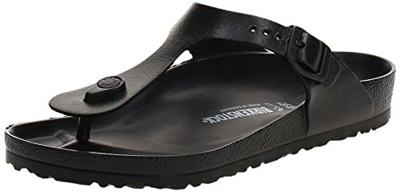Birkenstock Gizeh Eva - Sandalias unisex, Negro (Black), 41