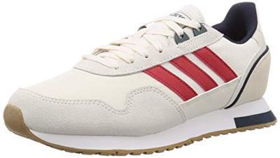 adidas 8K 2020, Zapatillas de Running Hombre, Chalk White/Scarlet/Legend Ink, 45 1/3 EU