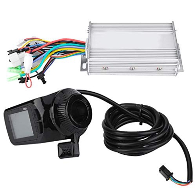 Controlador de Bicicleta eléctrica, Controlador de Motor eléctrico a Prueba de Agua 500W Kit de Controlador de Velocidad del Motor sin escobillas con 