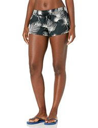 Hurley W Supersuede Floreetah Volley Bañador, Mujer, Black Palm, XS precio