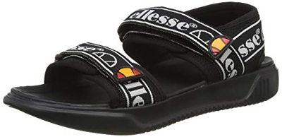 ellesse Denso Sandal, Sandalias de Punta Descubierta Hombre, Negro (Black Black), 43.5 EU