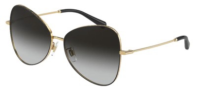 Lunettes de Soleil Dolce & Gabbana SLIM DG 2274 Gold/Grey Shaded 58/15/140 femme