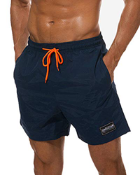iMixCity Hombre Bañadores de Natación Pantalones Cortos Baño Bóxers Playa Shorts (Azul Marino, EU XL=Tag 2XL) precio