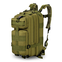 Mochila de 35 l, de nailon, para el aire libre, multifunción, impermeable, para camping, senderismo viajes, Army Green características