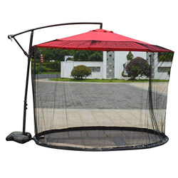 N/I Sombrilla Mosquitera, Cubierta Multifuncional Ajustable para Mesas De Patio Al Aire Libre Anti Mosquitos, Adecuado para Sombrillas con Un Diámetro características