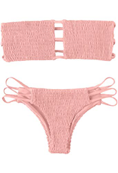 CheChury Mujer Bikini Bandeau Bralette Traje de Baño de Tubo Brasileños Bañador Ropa de Bano Dos Piezas Push Up Traje de baño con Acolchado Conjunto d en oferta