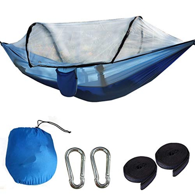 Hamaca para Exteriores con mosquitero - Robusta y Ultraligera Tienda de hamacas, Acampar, Exteriores y Supervivencia (Hamaca 8)