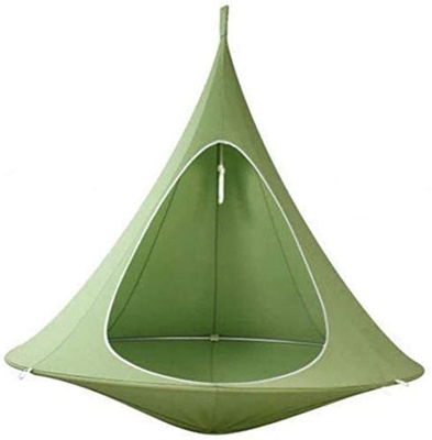 zaizai Teepee Tree Pod Kids Baby Swing Hamaca Silla de Camping para niños Sillas Colgantes para Interiores y Exteriores Asiento Doble Tienda Individua
