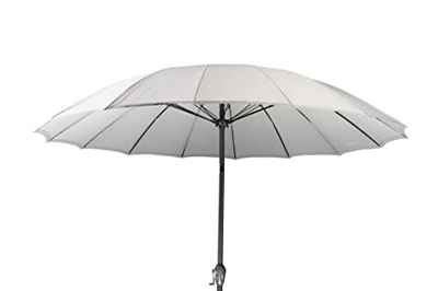 MaxxGarden - Sombrilla de jardín Shanghai, diámetro 270 cm, redonda, color beige