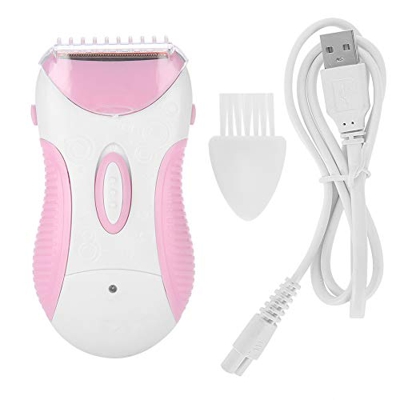 Depiladora para mujeres, línea de bikini sin dolor para piernas, depiladora eléctrica, recargable, húmeda y seca, inalámbrica, recortadora de bikini