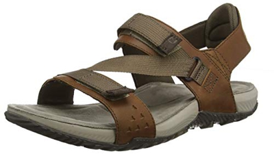 Merrell TERRANT Strap, Sandalias Deportivas Hombre, Marrón (Brown Sugar), 45 EU