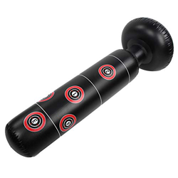 Saco de Boxeo de PVC para Fitness, 61 Pulgadas, Saco de Boxeo Inflable Plegable de Alta Resistencia, para Fitness para niños(155cm) características
