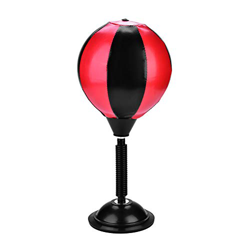Fsskgx Mini saco de boxeo de mesa de boxeo con bola de velocidad para escritorio, alivio del estrés con soporte para niños y adultos precio