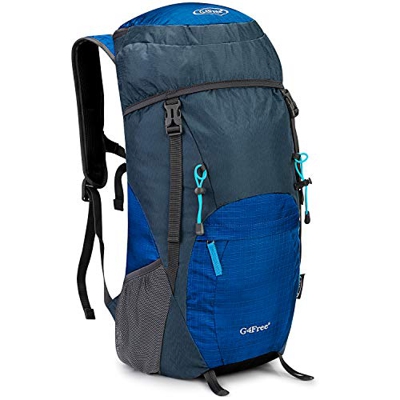 G4Free 40L Mochila Ultra Ligero de Senderismo con Cubierta Lluvia Resistente al Agua Plegable para Excursión Trekking Camping Escalada Viaje