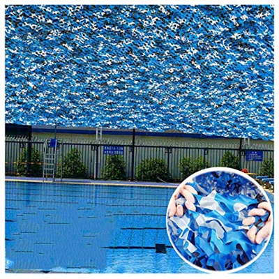 Red Camuflaje Malla Camuflaje Lona Azul Sombras Velas Telas Visera Parasol Toldos Aislantes Marquesinas Brisa Brisa Visera Parasol for jardín Patio Ca