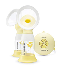 Medela Swing Maxi Flex - Bomba de pecho eléctrica, portátil y recargable, doble de silicona con pilas precio