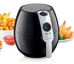 Freidora SIN ACEITE, por Aire Caliente. 2.5 litros de capacidad. Con selector de Tiempo y Temperatura. en oferta