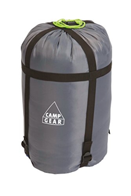 CAMP GEAR CA Slaapzak Comprimir Bolsa, Unisex Adulto, Antracita, M
