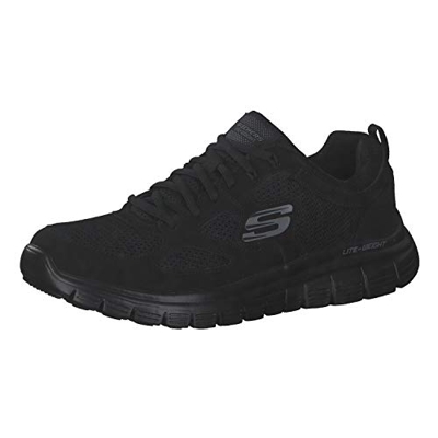 Skechers Burns 52635-bbk, Zapatillas Hombre, Negro (Black 52635/Bbk), 42 1/2 EU