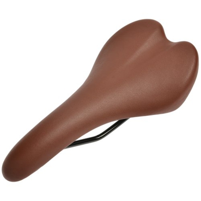 RockBros Ciclismo Sillín MTB Bicicleta de Carretera Sillín Rail Acero 3 Colores (Marrón)