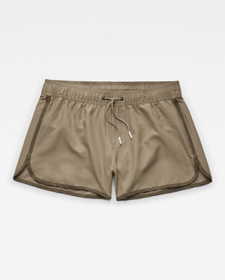 G-Star Raw - Bañador Bermuda De Hombre Marrón Claro Liso