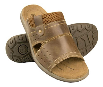 Zerimar Sandalias Hombre | Chanclas Cuero Hombre | Chanclas para Hombre | Sandalias Vestir Hombre | Sandalias Hombres Verano | Chanclas Vestir Piel