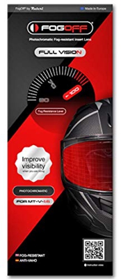FOGOFF LAMINA ANTI-VAHO FOTOCROMÁTICA PARA MT-V-16 PARA MT ATOM