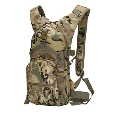 Ketamyy Mochila Militar Camuflaje Bicicleta Casual Impermeable Multi-Bolsillo Duradero Viaje Tactico Senderismo Trekking Montañismo Deportiva Pequeña 