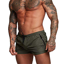 EDOTON Bañador para Hombre, Pantalones Cortos Impermeables Pantalones Cortos de Surf Pantalones de Natación (EU S/Tag M, Ejercito Verde) en oferta