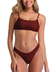 Conjuntos de Bikinis para Mujer Push Up Bikini Traje de baño de Tanga de Cintura Baja Trajes precio