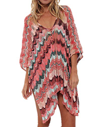 AiJump Túnica Crochet Borlas Vestido de Playa Pareos Verano para Mujer características